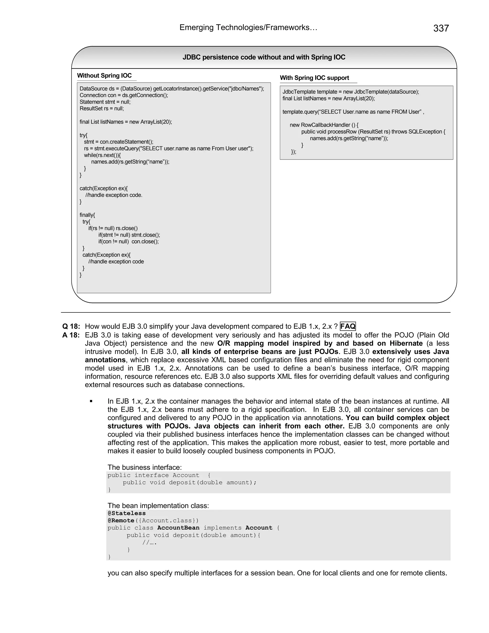 Java j2ee job interview companion ebook