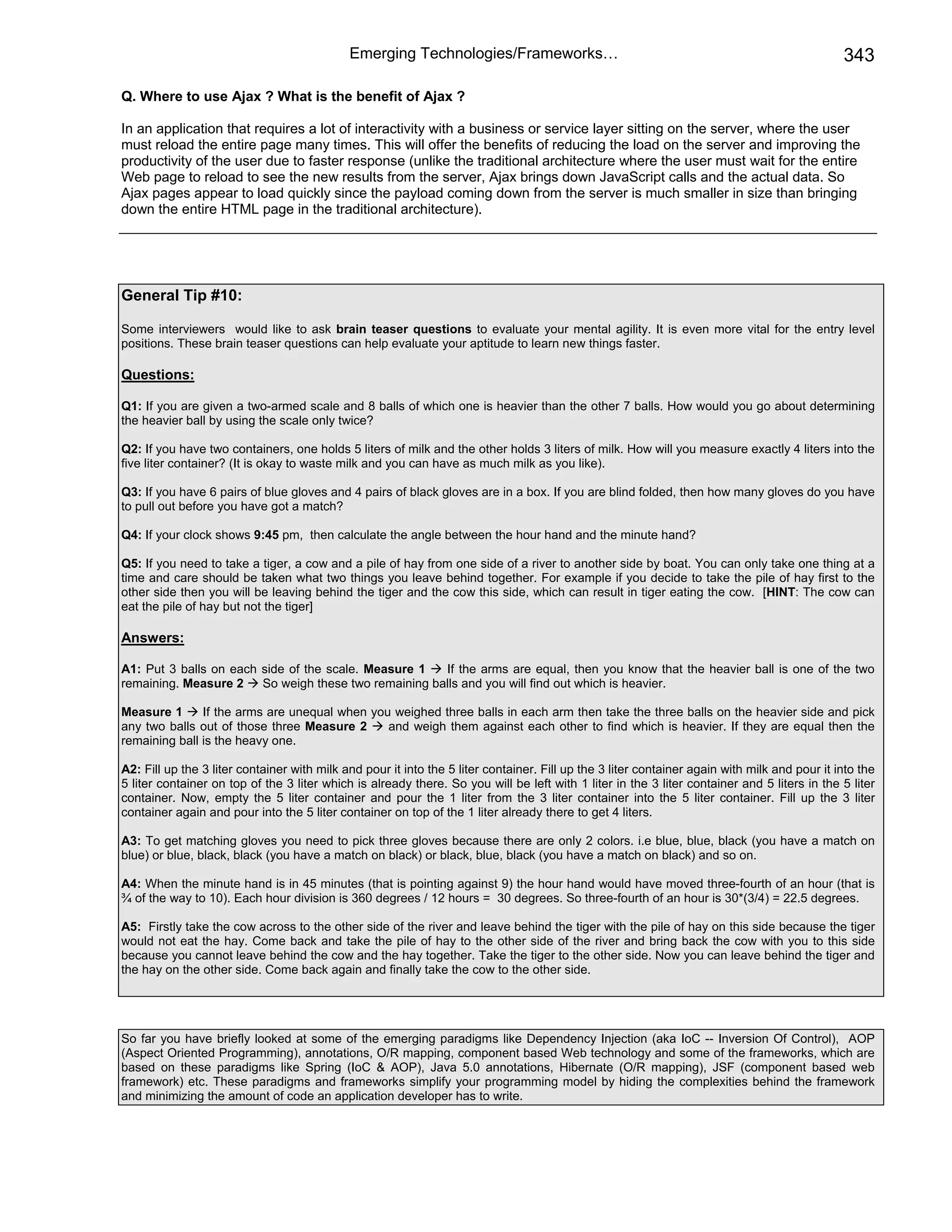 Java j2ee job interview companion ebook