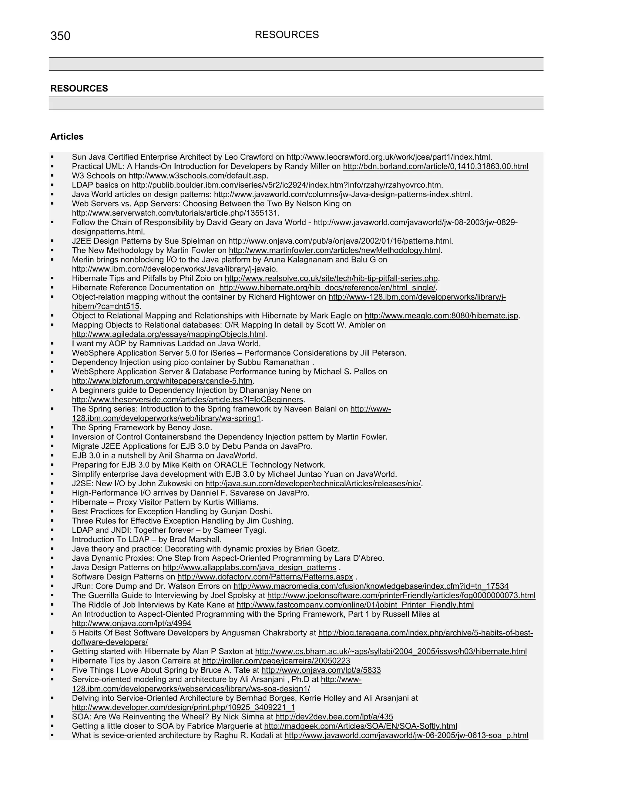 Java j2ee job interview companion ebook