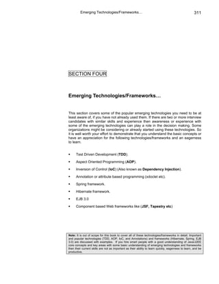 Java j2ee job interview companion ebook