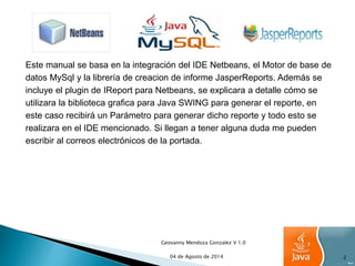 Reporte Java con JasperReport | PPSX