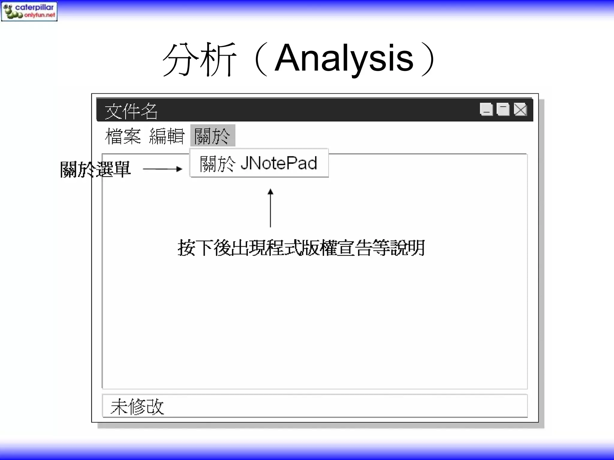 分析（Analysis） 