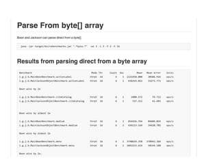Java JSON Benchmark | PPT