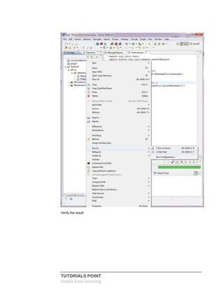 TUTORIALS POINT
Simply Easy Learning
Verify the result
 