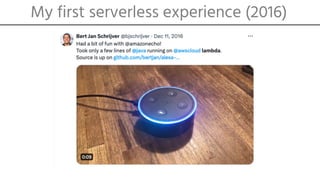 My first serverless experience (2016)
 