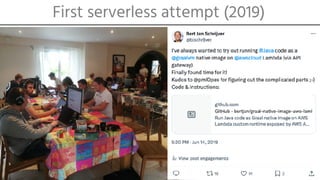 First serverless attempt (2019)
 