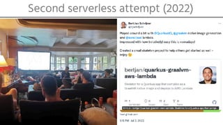 Second serverless attempt (2022)
 