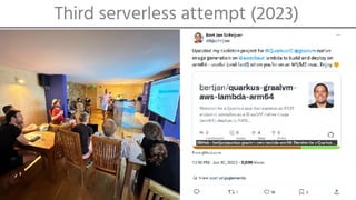 Third serverless attempt (2023)
 