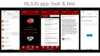NLJUG app: look & feel
 
