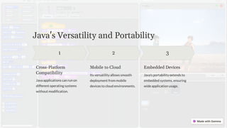 Java language: A Benefiting Asset to the Software Industry | PPT