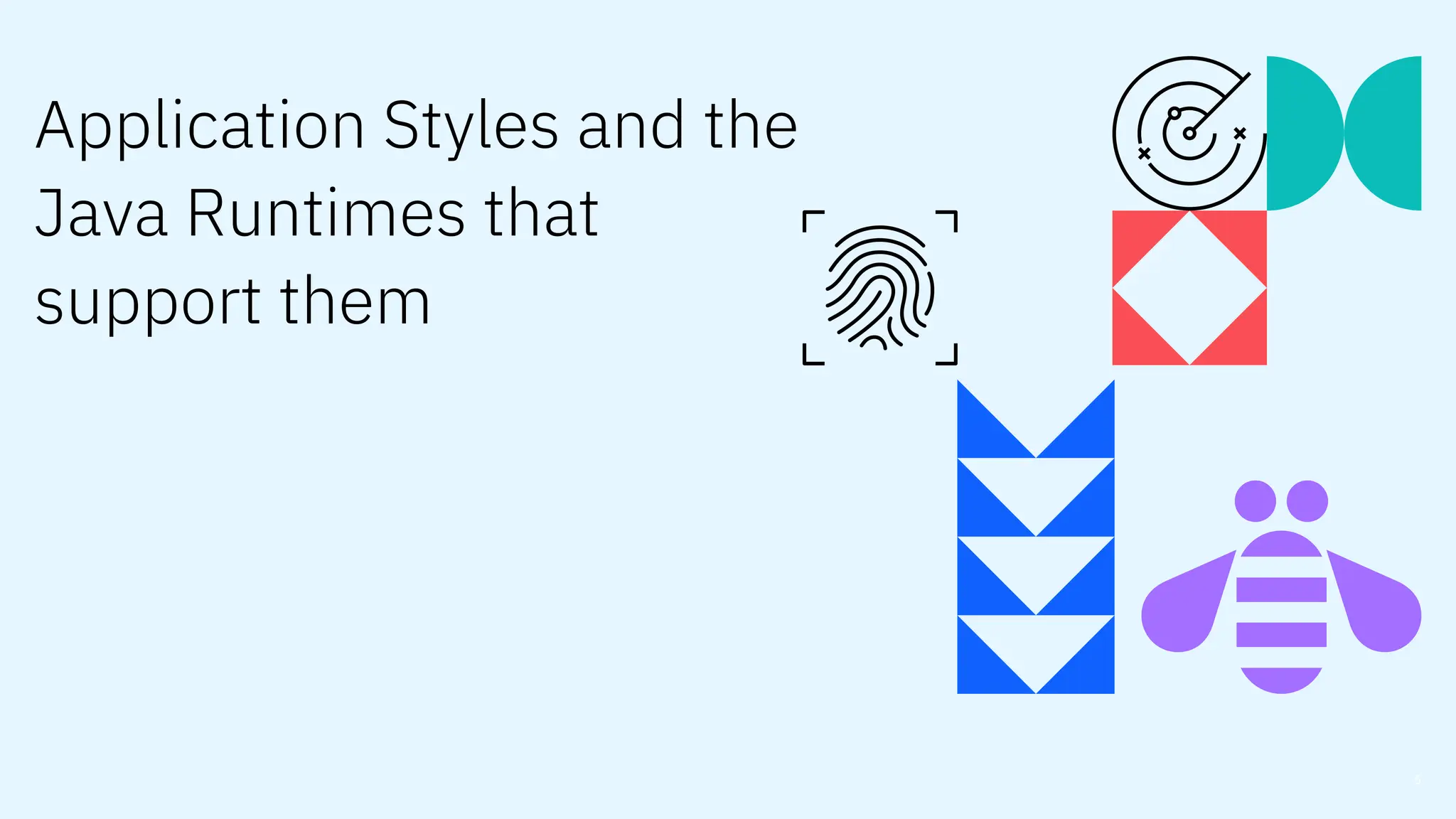 5
Application Styles and the
Java Runtimes that
support them
 