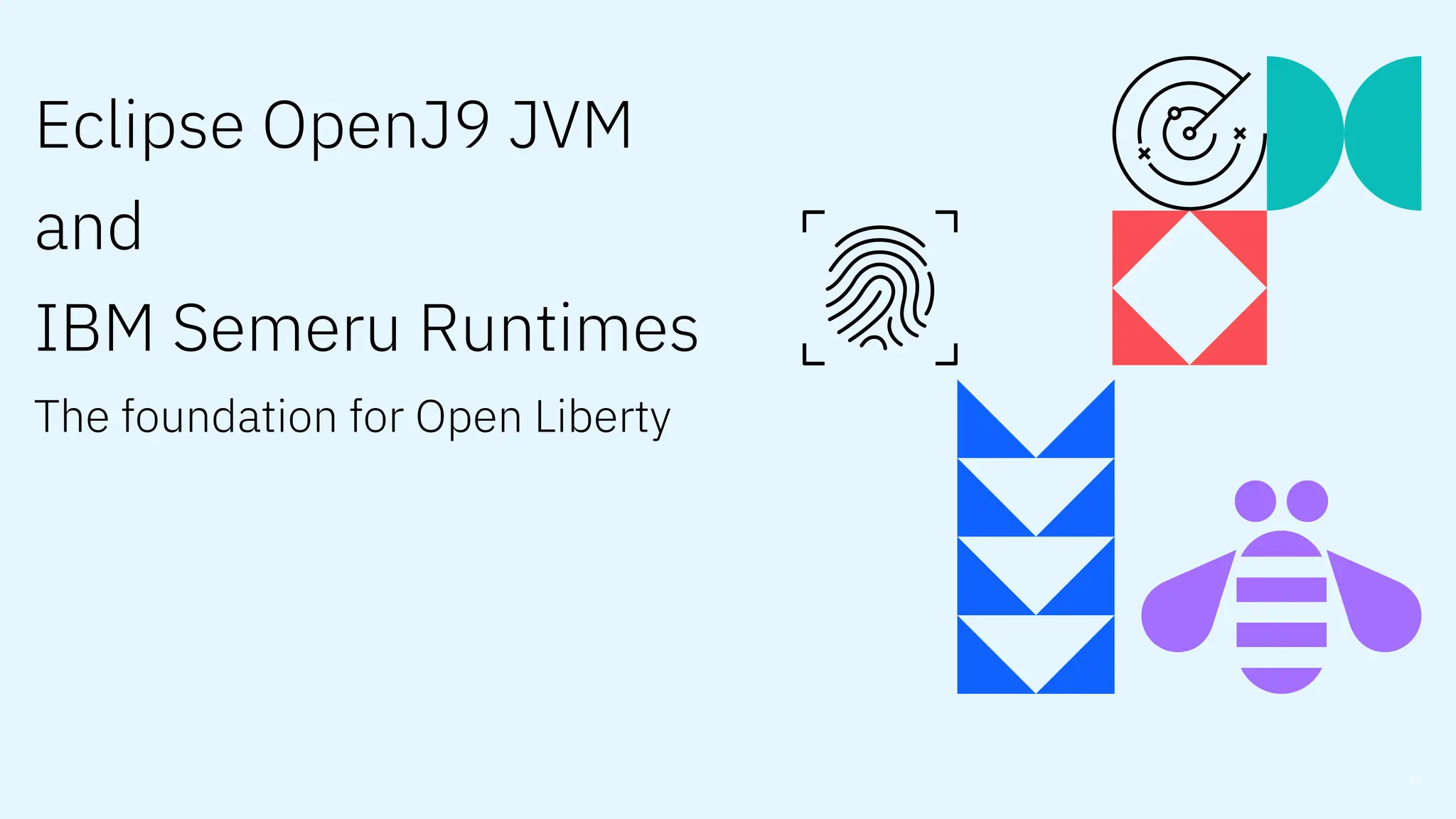 49
Eclipse OpenJ9 JVM
and
IBM Semeru Runtimes
The foundation for Open Liberty
 