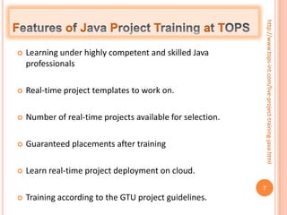 Java live project training | PPT