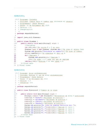 Manual de Java | DOCX