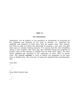 Comprehensive Introduction to Java Programming Language and OOPS ...