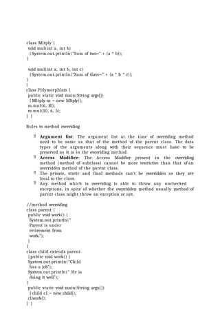 Comprehensive Introduction to Java Programming Language and OOPS ...