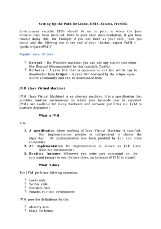 Comprehensive Introduction to Java Programming Language and OOPS ...