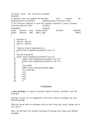 Comprehensive Introduction to Java Programming Language and OOPS ...