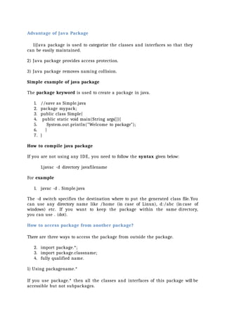 Comprehensive Introduction to Java Programming Language and OOPS ...