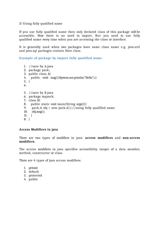 Comprehensive Introduction to Java Programming Language and OOPS ...
