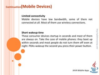 Introduction to Java ME Mobile Development | PPT