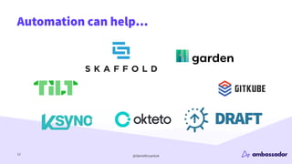 @danielbryantuk
Automation can help…
12
 