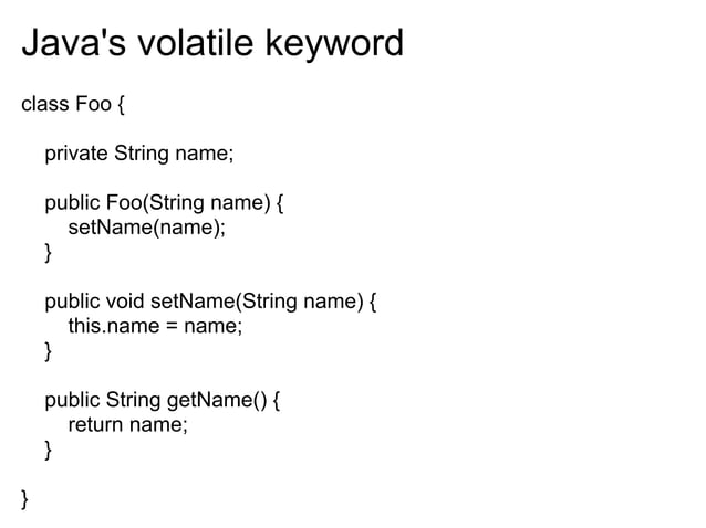 Java Memory Model | PPT