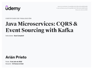 Java Microservices CQRS & Event Sourcing with Kafka.pdf