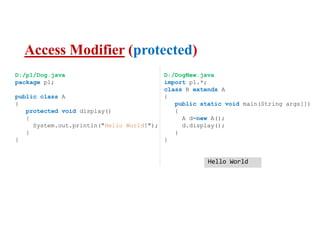 Java modifiers | PPT
