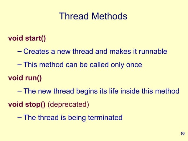 Java multi threading | PPT