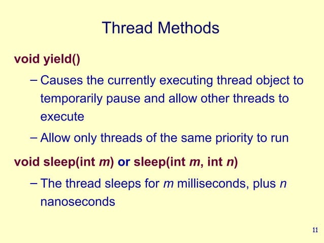 Java multi threading | PPT | Programming Languages | Computing