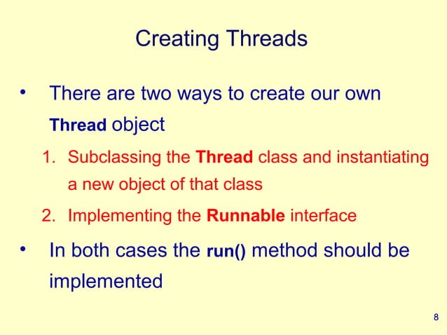 Java multi threading | PPT