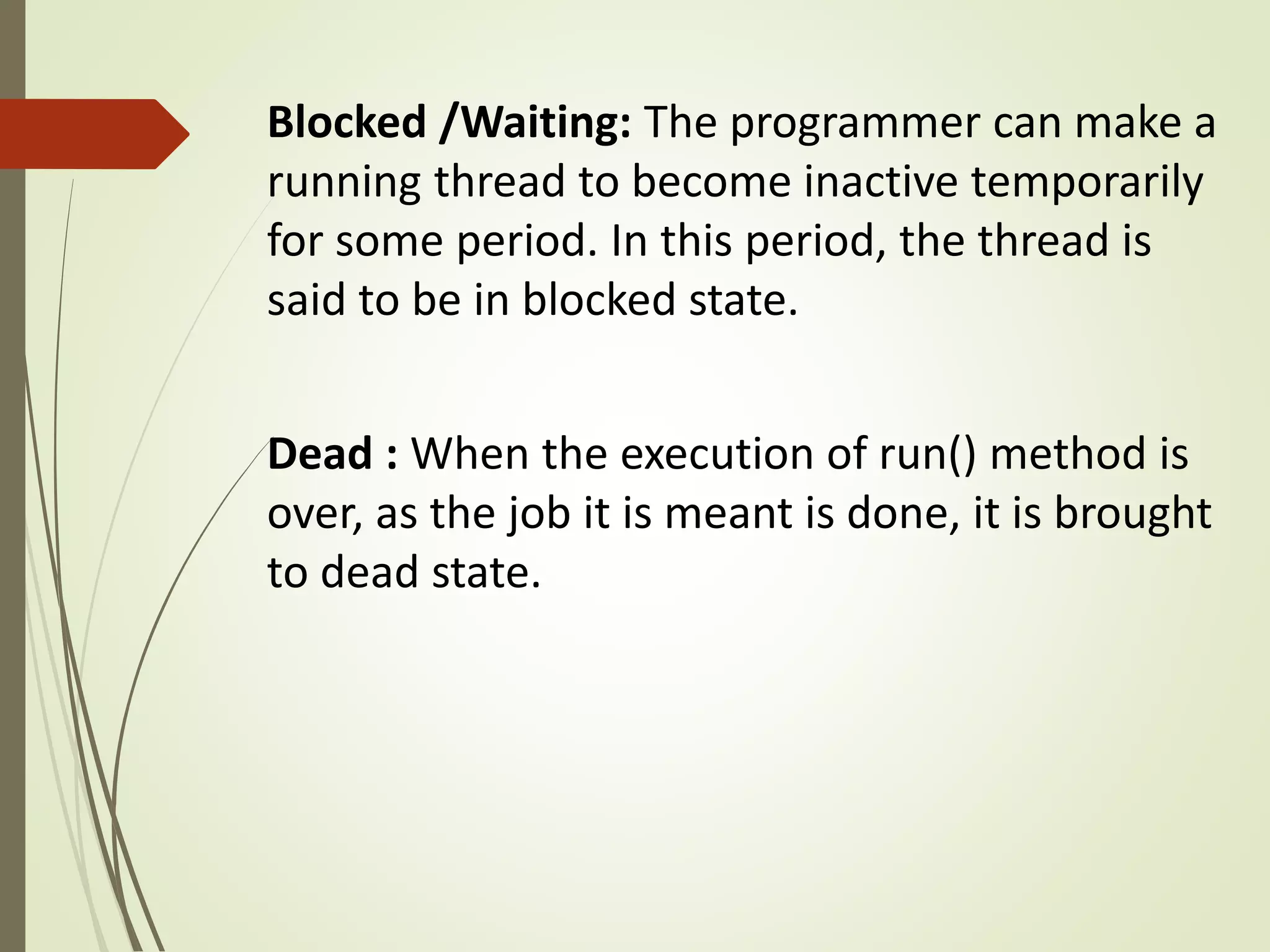 Multithreading in java | PPT