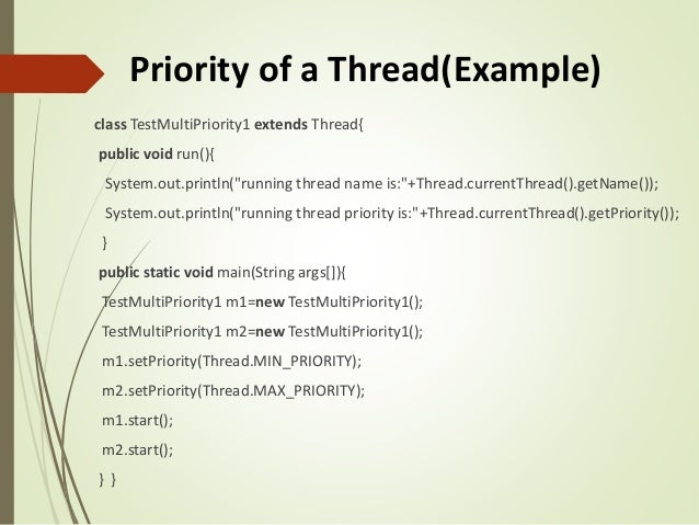 Multithreading in java