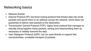 Java Networking on Sockets URL and other classes.pptx