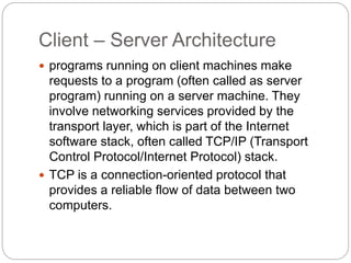 Java Network Programming.pptx | Computer Networking | Computing