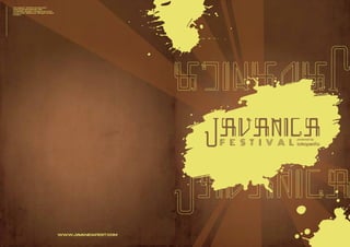 powered by
WWW.JAVANICAFEST.COM
merupakan festival campursari
yang di persembahkan oleh
tokopedia, dengan mengusung unsur
campursari dipadukan dengan budaya
modern
 