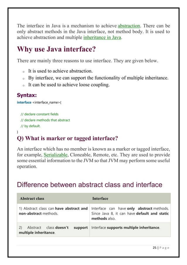 java notes.pdf | Programming Languages | Computing