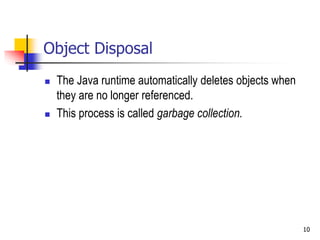Java notes(OOP) jkuat IT esection | PPTX