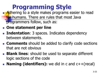 Java notes(OOP) jkuat IT esection | PPTX