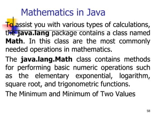 Java notes(OOP) jkuat IT esection | PPTX