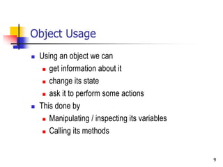 Java notes(OOP) jkuat IT esection | PPTX
