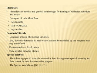 JAVA NOTES UNIT I,II,III.pptx threeunits ppt | PPTX