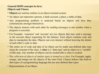JAVA NOTES UNIT I,II,III.pptx threeunits ppt | PPTX