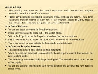 JAVA NOTES UNIT I,II,III.pptx threeunits ppt | PPTX