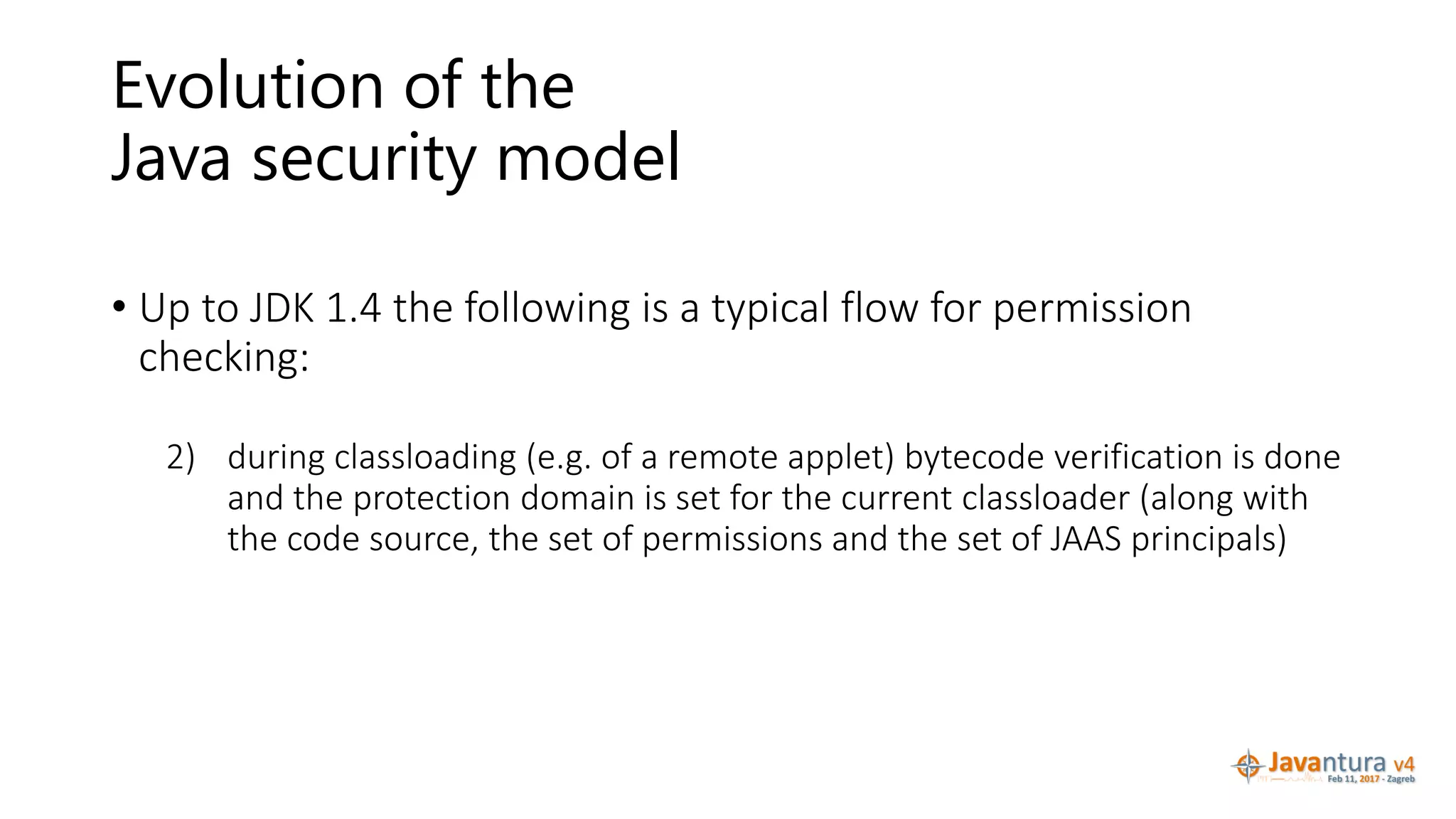 Javantura v4 - Security architecture of the Java platform - Martin ...