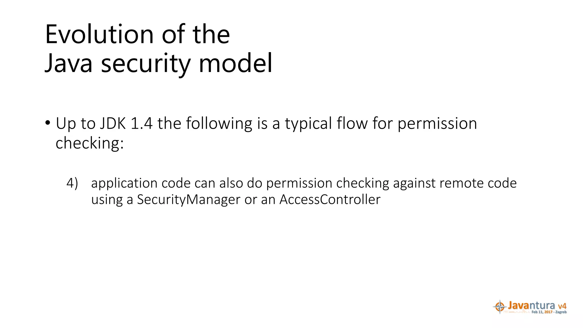Javantura v4 - Security architecture of the Java platform - Martin ...