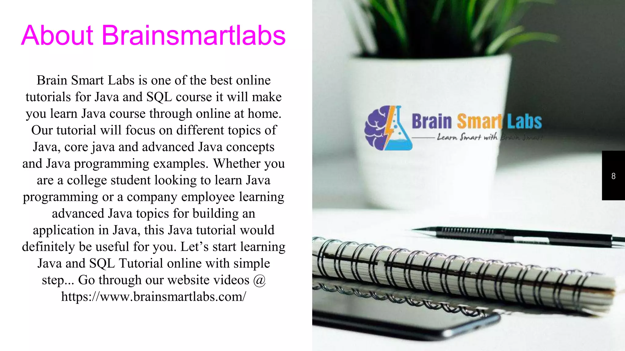 Java object oriented programming concepts - Brainsmartlabs | PPT