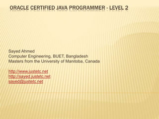 Java ocjp level_2 | PPTX