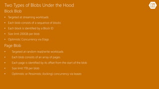 Two Types of Blobs Under the Hood
 